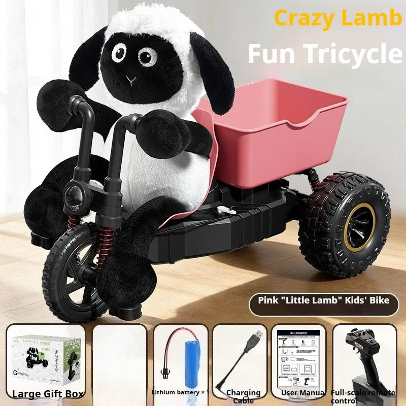 RC Lamb Tricycle Drift Stunt Car High Speed Remote Control Toy Gift for Boys Birthday Present New Model