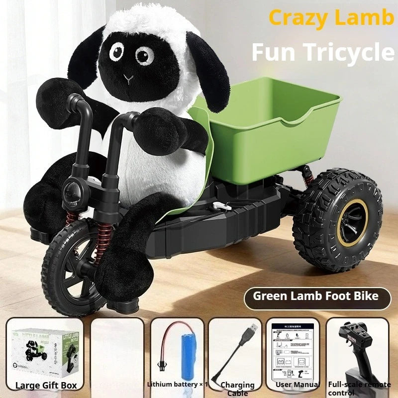 RC Lamb Tricycle Drift Stunt Car High Speed Remote Control Toy Gift for Boys Birthday Present New Model